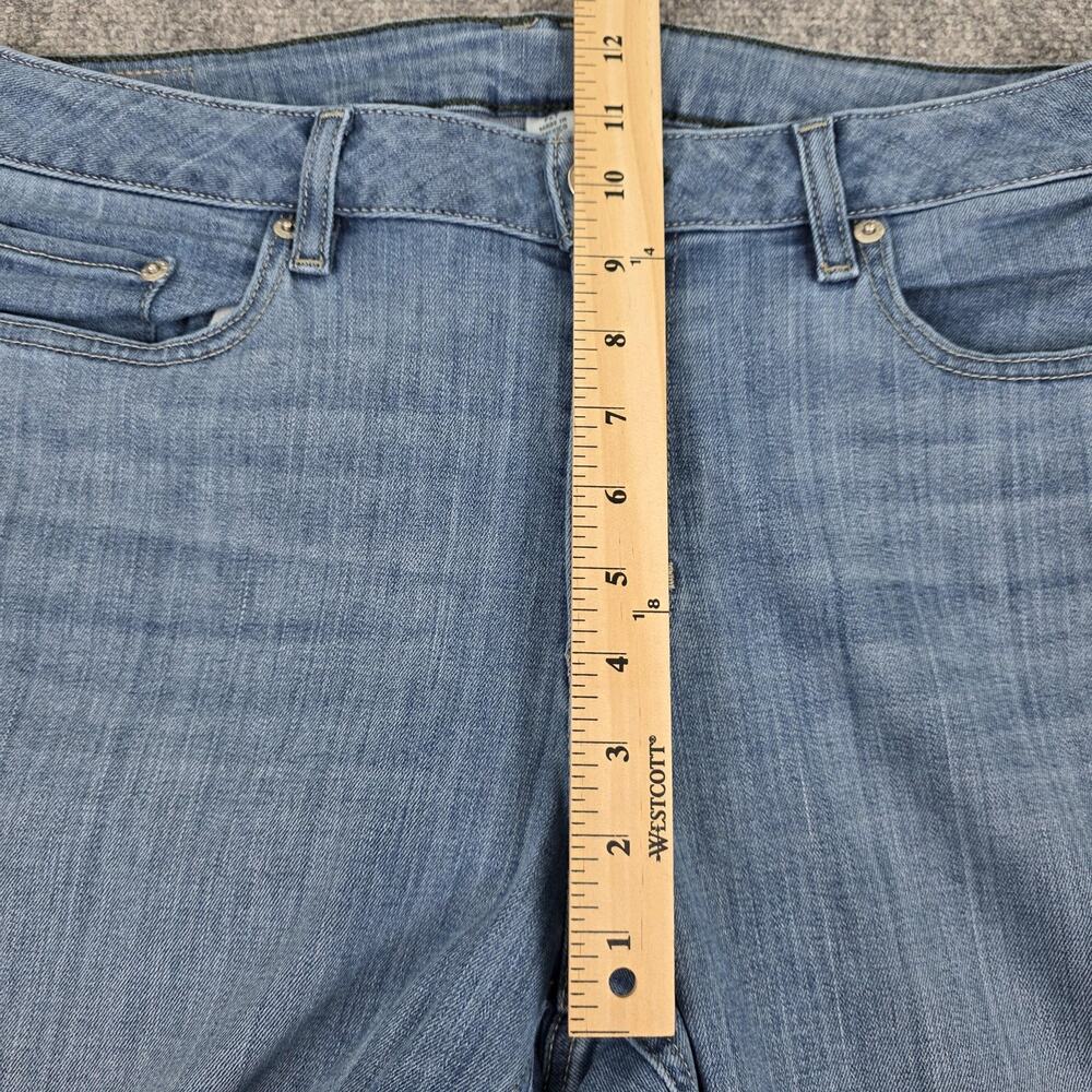 LL Bean Jeans Womens 14P Blue BeanFlex Stretch Mid Rise Classic Fit Denim Casual - Picture 9 of 16